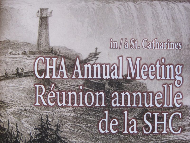 GHC article in the Bulletin of the Canadian Historical Association